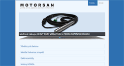 Desktop Screenshot of motorsan.cz